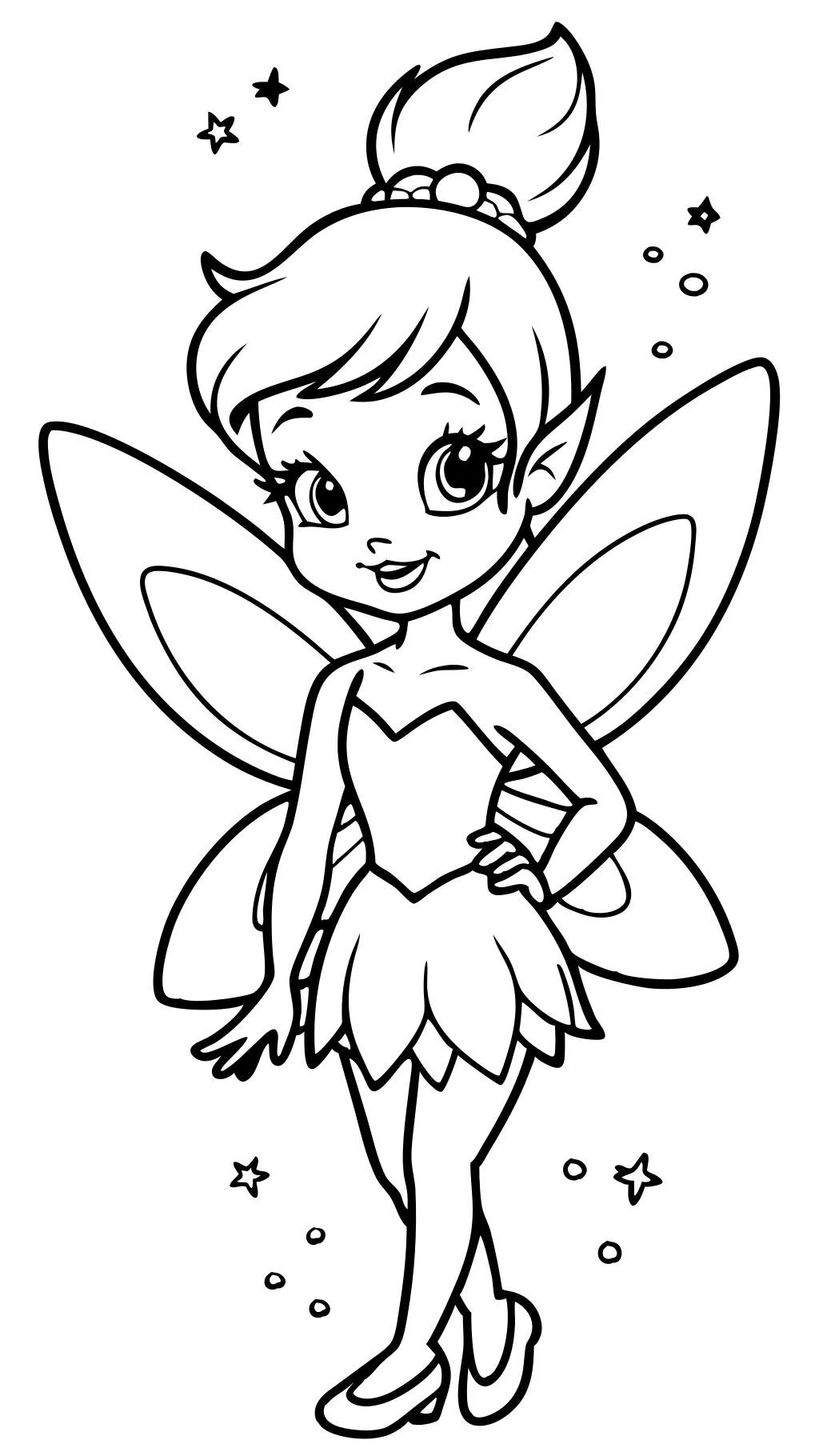 thinkerbell coloring pages